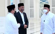 Bareng Boy & Erick Thohir, Jokowi Resmikan Masjid At-Thohir di Depok