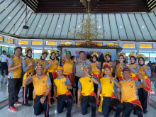 Kenakan Udeng Khas Bali, Tim Polres Batang Juara I SKJ HUT Ke-57 Kabupaten Batang