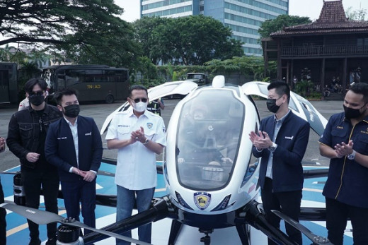 Bamsoet Apresiasi Pengadaan EHang 216 Sebagai Official Aircraft IMI dan Cargo