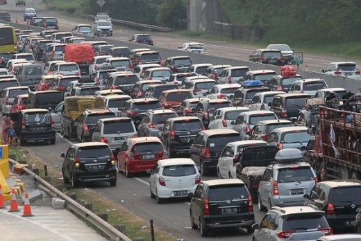 Jasa Marga: H+2 Lebaran, 73.848 Kendaraan Masuk Jakarta Lewat GT Cikampek Utama