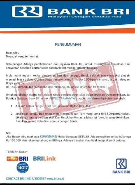 Hindari Penipuan Perbankan, BRI Imbau Masyarakat Jaga Kerahasiaan Data dan Password