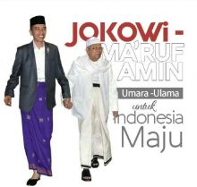Sah... Jokowi Resmi Tunjuk Maruf Amin sebagai Cawapres