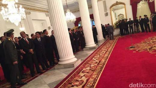 Komjen Pol Budi Gunawan Resmi Menjabat Kepala BIN Usai Dilantik Presiden Jokowi di Istana Sore Ini