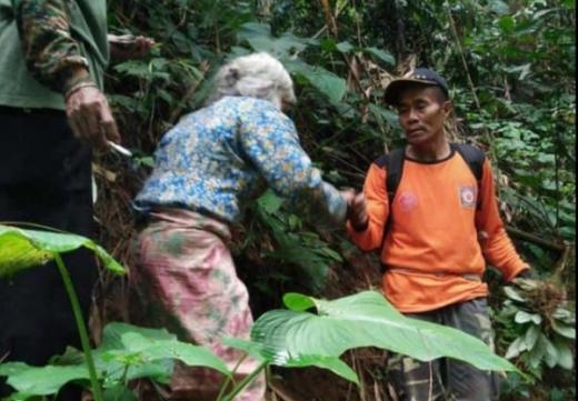 Sempat Hilang 4 Hari, Nenek 79 Tahun di Brebes Ditemukan di Hutan