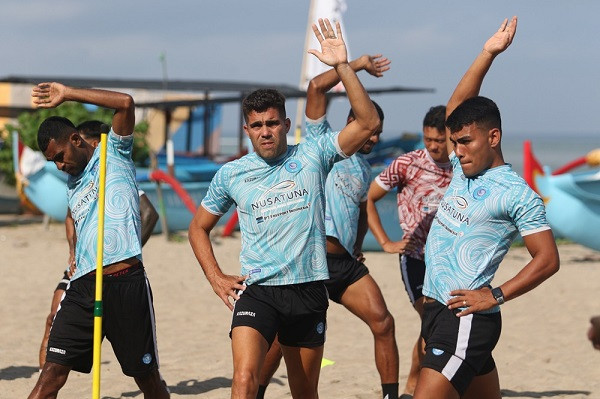 Latihan Di Pantai, PSBS Siapkan Diri Hadapi Semen Padang