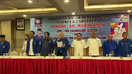 Deklarasi Dukung Jokowi, DPP PAN Siapkan Sanksi ke Pengurus DPW PAN Kalsel