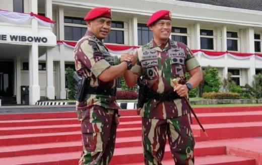 Mayjen TNI Teguh Muji Resmi Genggam Tongkat Komando Danjen Kopassus