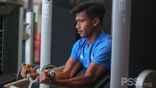 Timnas U !9 Indonesia Jalani Latihan di Gym