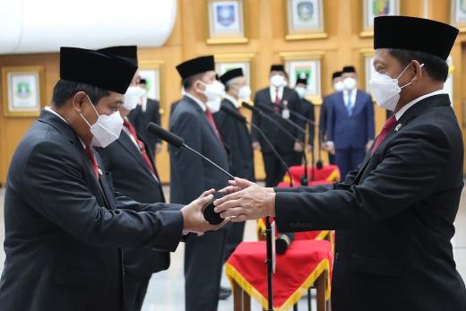 Sah! Suhajar Definitif jabat Sekjen Kemendagri