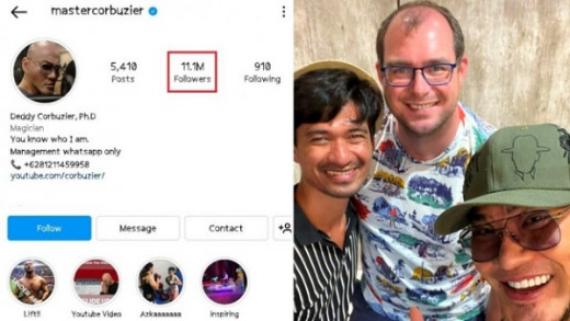 Follower IG Deddy Corbuzier Berkurang 8 Juta dalam Semalam Gegara Podcast Pasangan Homo