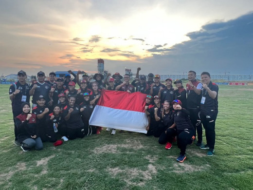 Berpeluang Lampaui Target, Timnas Cricket Putri Indonesia Ukir Sejarah