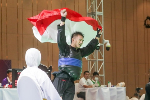 Pesilat Iqbal Candra Raih Emas Ke-26 Untuk Kontingen Indonesia