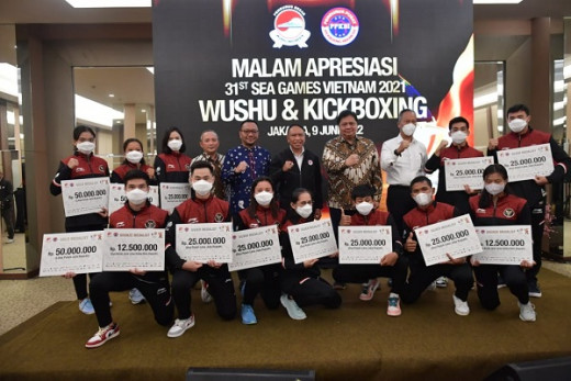 Sukses di SEA Games 2021 Vietnam, Wushu dan Kickboxing Terapkan DBON