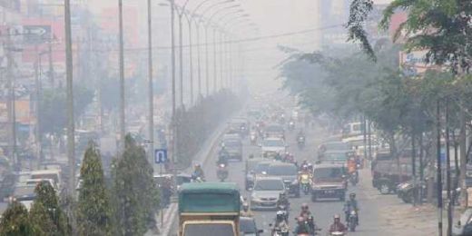 Kabut Asap Karhutla Meningkat, Kualitas Udara Kota Pekanbaru di Level Kurang Sehat