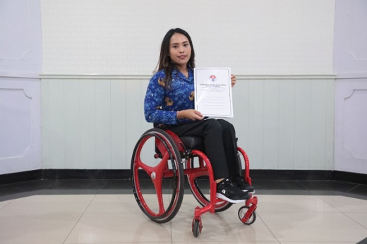 Dilantik Jadi PNS Kemenpora, Widiasih: Terimakasih Bapak Presiden dan Pak Menpora Amali