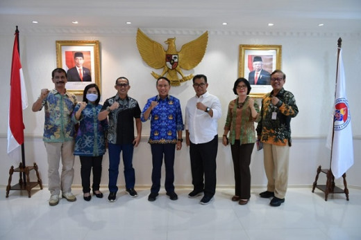 PJ Gubernur Sulbar dan Wali Kota Balikpapan Laporkan Persiapan Festival Sandeq dan Haornas 2022