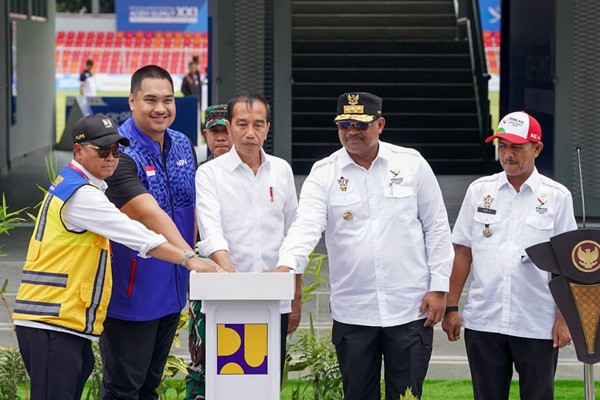 Menpora Dito Dampingi Presiden Jokowi Resmikan Rehabilitasi, Renovasi dan Pembangunan Venue PON XXI Aceh-Sumut 2024