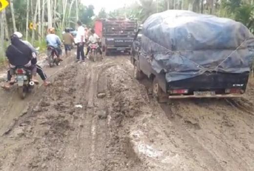 Jalan Rusak Lokasi Wanita Wafat Saat Macet ke RS di Jambi Segera Diperbaiki