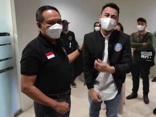 Raffi Ahmad Terima Kasih kepada Menpora Amali yang Dukung RANS PIK Basketball