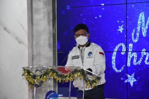 Perayaan Natal di Kominfo, Menteri Johnny Ajak Umat Kristiani Kuat Hadapi Pandemi