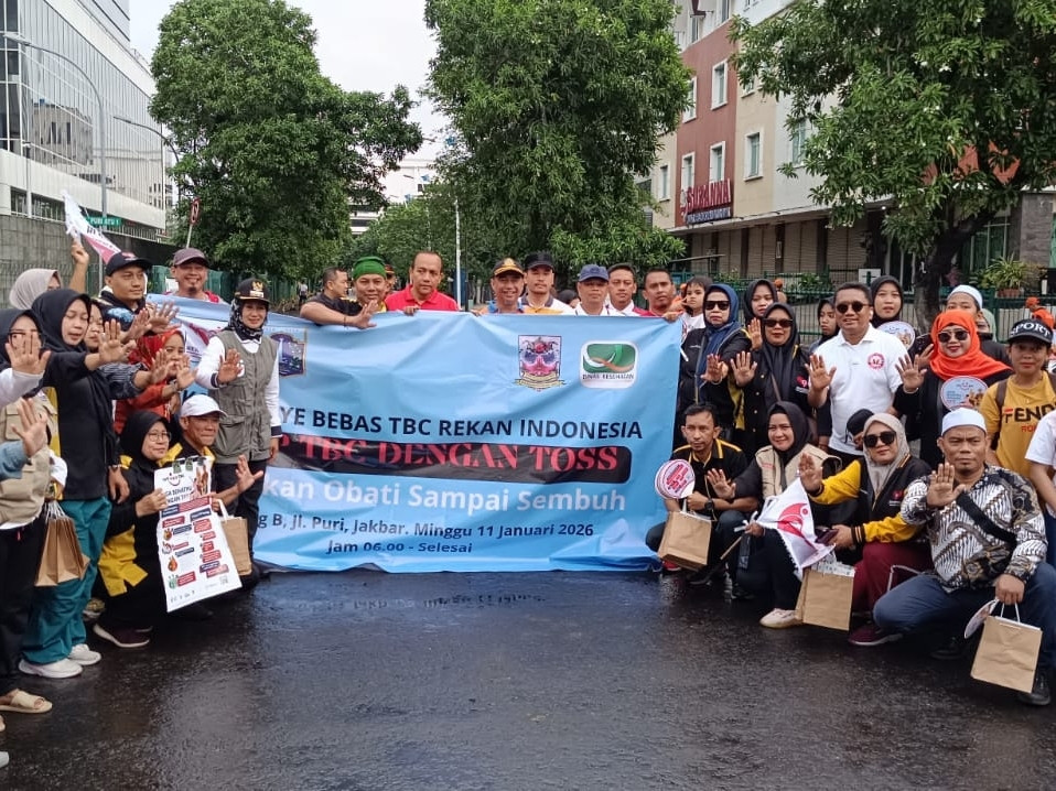 Rekan Indonesia-Pemkot Jakbar Kampanyekan STOP TBC dengan TOSS