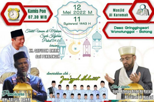 GoNews.co Banner acara Haul Syekh Abdura