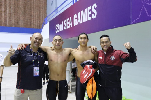 Felix Rebut Emas 50 M Gaya Dada dan Pecahkan Rekor SEA Games