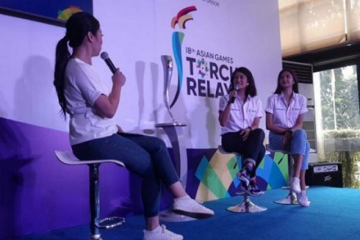 Dian Sastro dan Mikha Tambayong Sudah Tak Sabar Bawa Obor Asian Games 2018