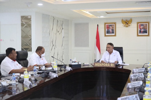 Menpora Amali Terima KONI Pusat Bahas Progres Report PON XXI Aceh-Sumut 2024