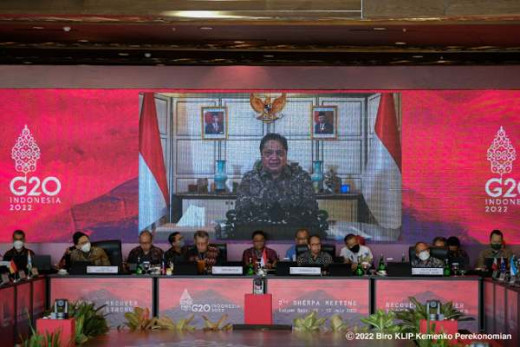 Di Opening 2nd Sherpa Meeting, Menko Airlangga Yakin Para Delegasi Capai Konsensus untuk Selesaikan Permasalahan Global