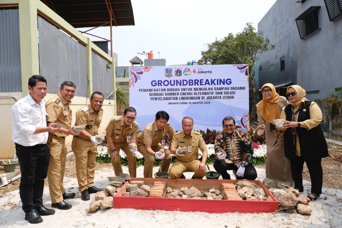 Perkuat Pengelolaan Sampah, Bank Jakarta Bangun Dua Biodigester di Jakarta Utara