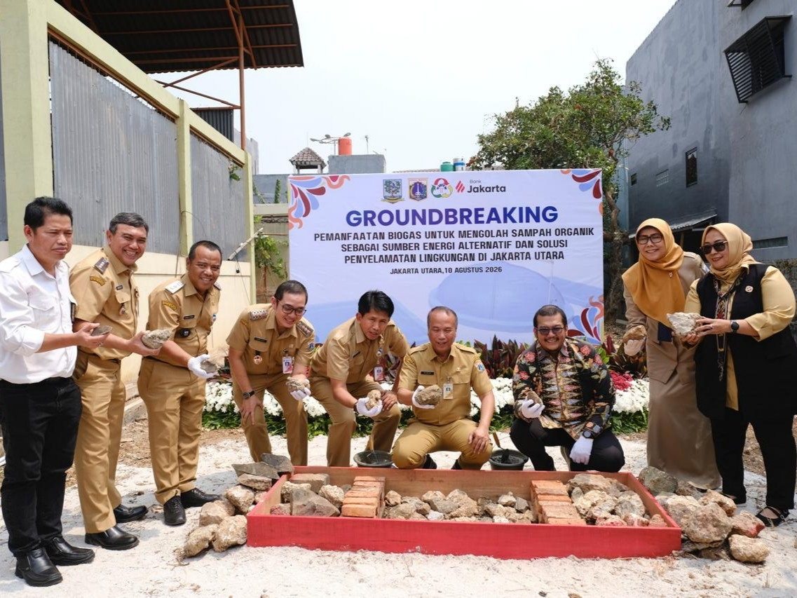Bank Jakarta Bangun Biodigester di Rusunawa Rorotan dan Rawa Badak Utara
