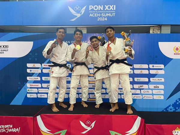 Atlet Judo Polri Sumbang Emas buat Jawa Barat di PON XXI/2024