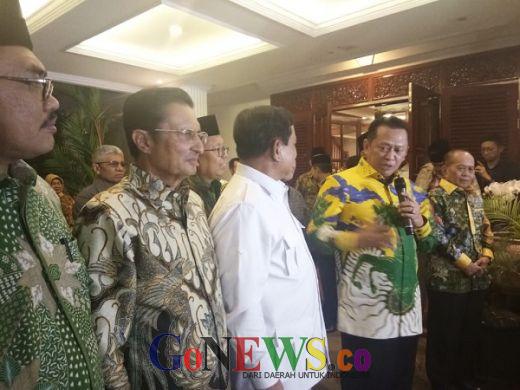 Jelang Pelantikan Presiden, Jajaran Pimpinan MPR Sambangi Kediaman Prabowo