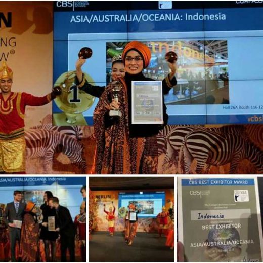 Bangga, Kalahkan Thailand dan Korea, Wonderful Indonesia Juara di Pameran Pariwisata Terbesar Dunia di ITB Berlin
