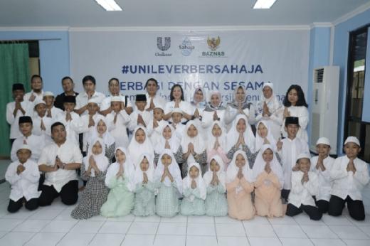 44 Panti Asuhan di Indonesia jadi Sasaran Kolaborasi Bantuan Unilever dengan BAZNAS