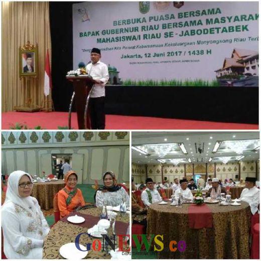 Buka Bersama Masyarakat Riau Jakarta, Andi Rachman Janji, 2019 Semua Desa Dialiri Listrik