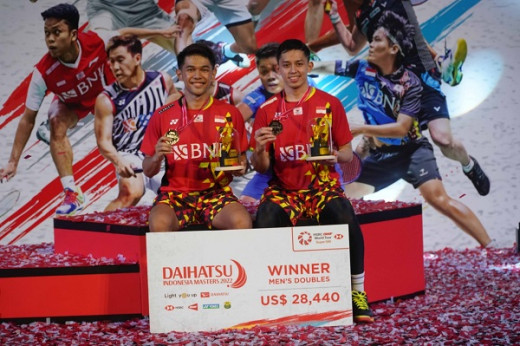 Gelar Juara Indonesia dari Fajar/Rian