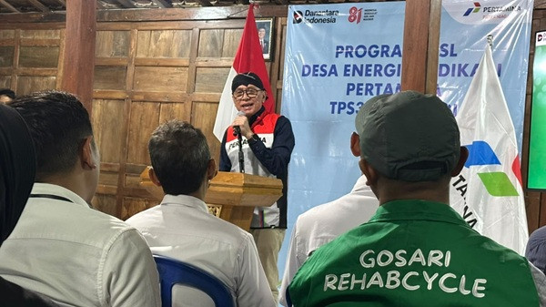 Pertamina Perkuat Desa Energi Berdikari, Komut Tinjau TPS3R Go-Sari Bantul