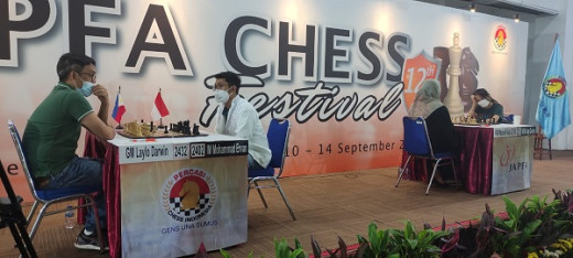Ervan dan Medina Hadapi Laga Ketat di Hari Ketiga JAPFA Chess Festival 2022