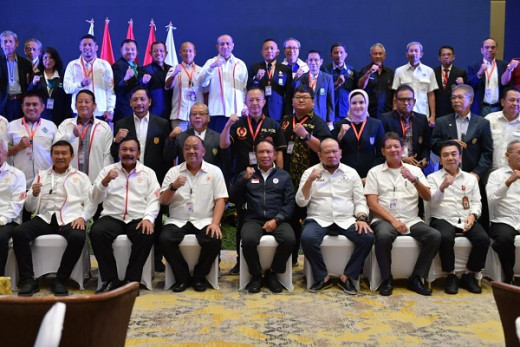 Menpora Amali Bicara Persiapan PON 2024 Aceh-Sumut di Rakernas dan Musornaslub KONI Pusat