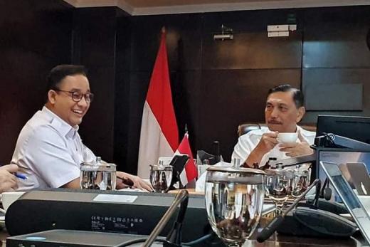Sukses Tangani Covid-19 di Jakarta, Luhut Puji Anies Baswedan
