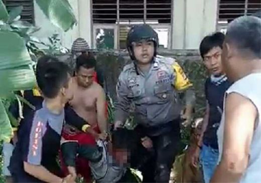 Aksi Heroik Polisi Gagalkan Aksi Pencurian Sepeda Motor di Serang