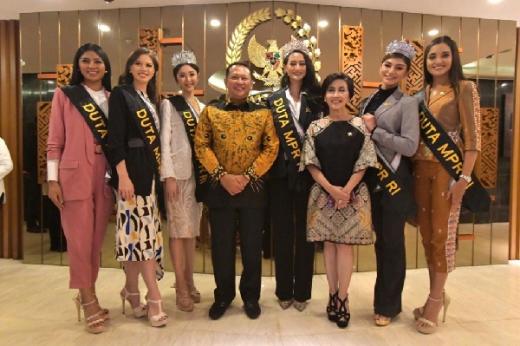 Bacakan Teks Pancasila, Putri Indonesia 2020 Sah jadi Duta MPR RI