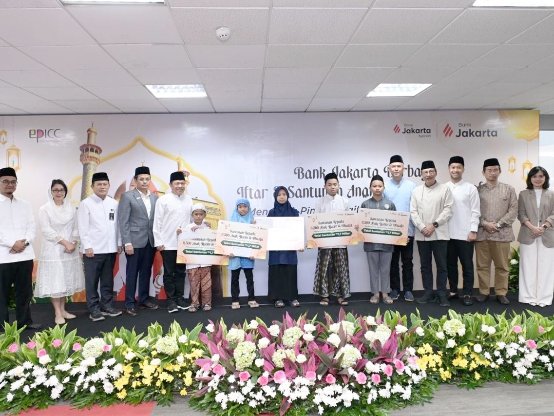Bank Jakarta Santuni 8.500 Mustahik, Tebar Berkah Ramadan hingga Hadirkan Posko Mudik