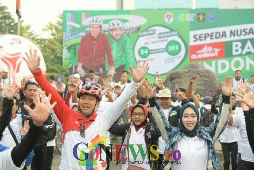 Diikuti 5.232 Pesepeda, Kick Off Sepeda Nusantara 2018 Berlangsung Meriah