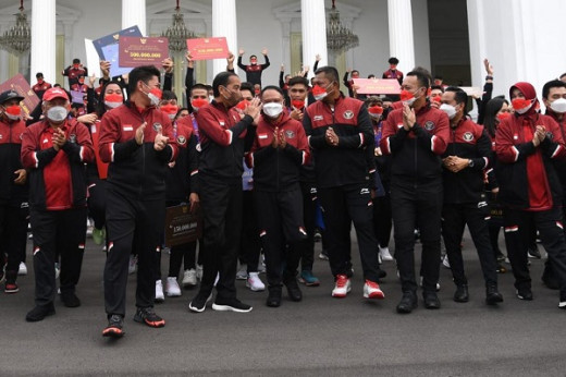 Presiden Jokowi Bangga dan Senang 408 dari 499 Atlet Bawa Pulang Medali dari SEA Games 2021 Vietnam