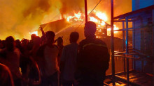Kebakaran di Pasir Limau Kapas Rohil, 10 Rumah Ludes, 3 Jiwa Melayang, Kerugian Tembus Rp1,5 Miliar