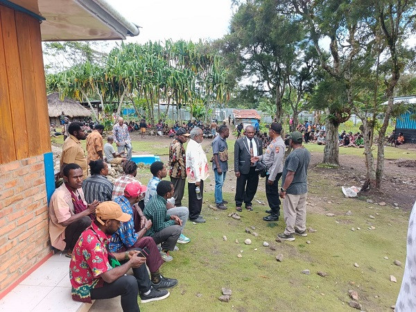 Satgas Ops Damai Cartenz Bersama Polres Jayawijaya Berhasil Redam Keributan
