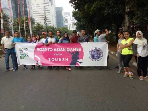 Belum Populer di Indonesia, Olahraga Squash Gelar Road to Asian Games 2018 di CFD